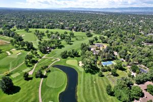 Cherry Hills 12th Green Aerial